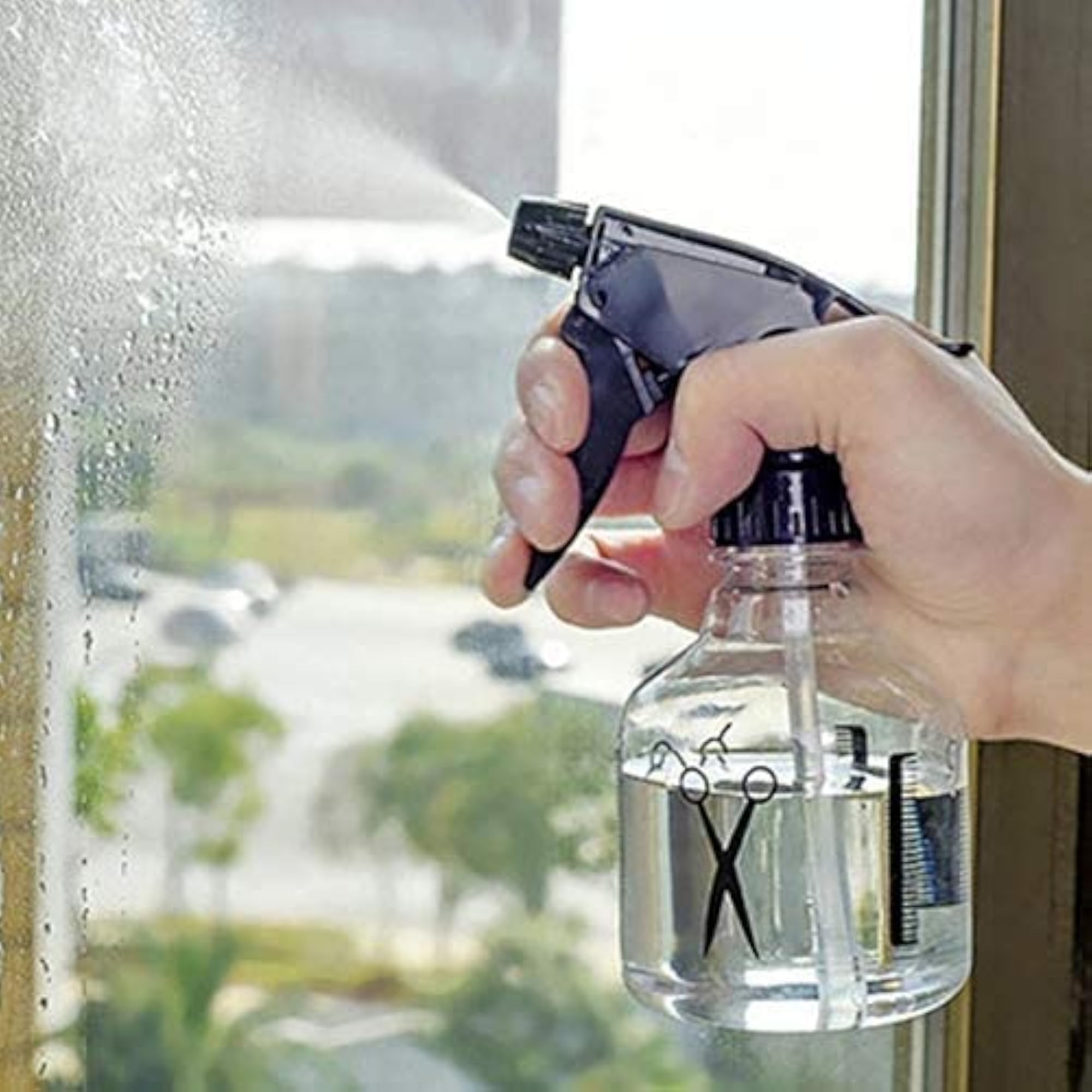 Fine Mist Water Spray Bottle, Adjustable Nozzle